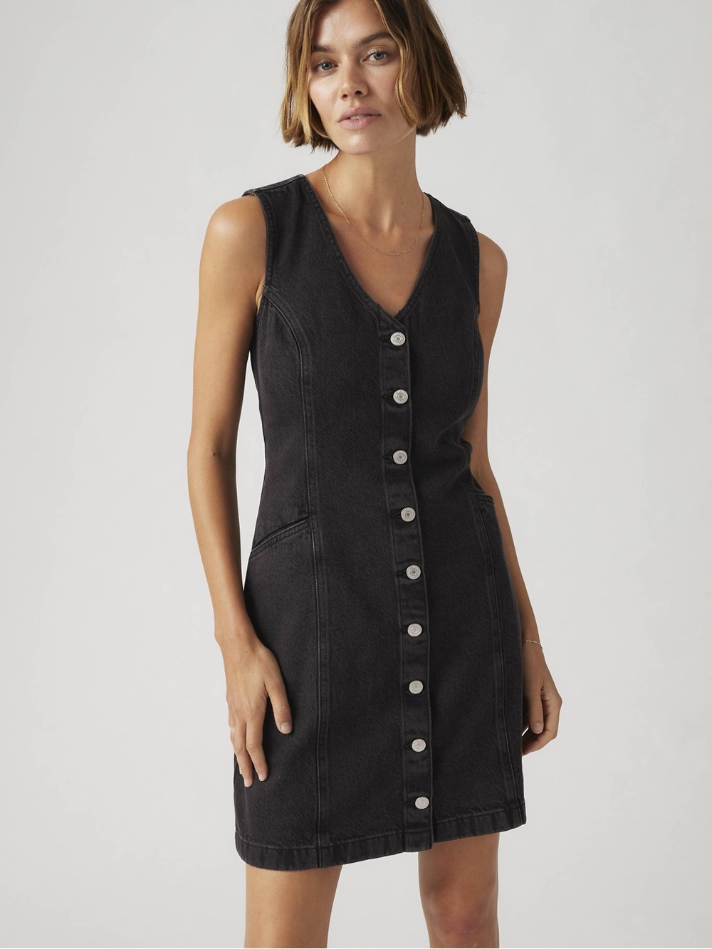 Levi’s Vianna Denim Vest Dress Size Medium